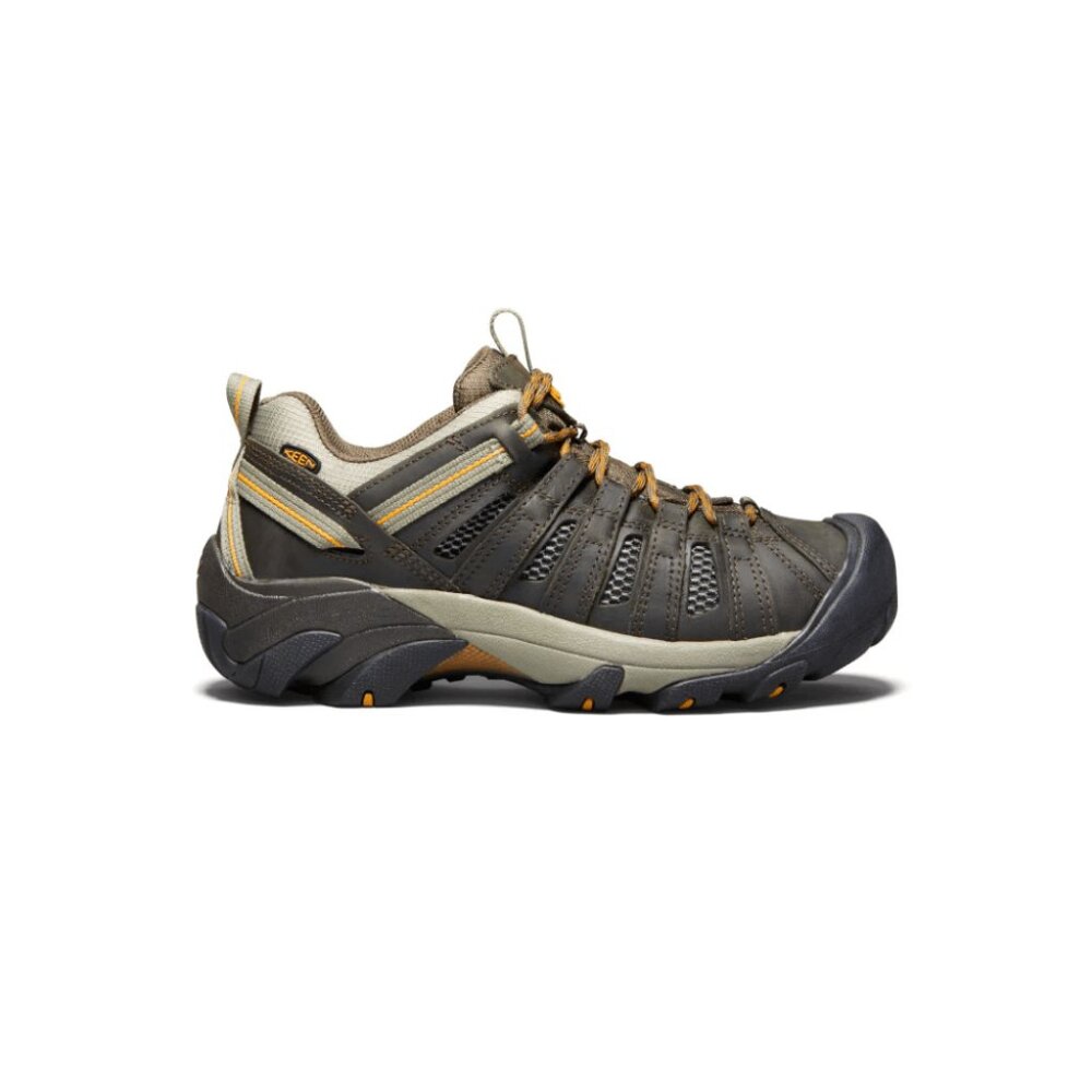 Keen Men's Voyageur All Terrain performance Hiking Shoes - Black Olive/Inca Gold